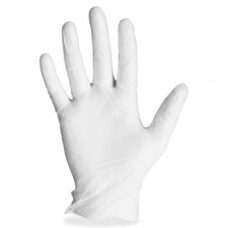 ProGuard Powdered General-purpose Gloves - Large Size - Vinyl - Clear - Powdered, Ambidextrous, Safety Cuff, Disposable, Rolled Cuff, Beaded Cuff, Light Duty - For Cleaning, Food Handling, Painting, Assembling, General Purpose, Manufacturing - 100 / Box
