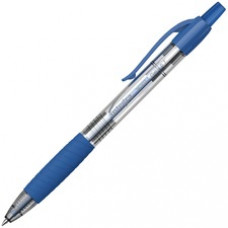 Integra Retractable 0.7mm Gel Pen - Medium Pen Point - 0.7 mm Pen Point Size - Retractable - Blue Gel-based Ink - Blue Barrel - 1 Dozen