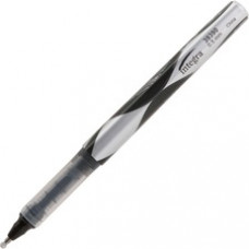 Integra Liquid Ink Rollerball Pens - Extra Fine Pen Point - 0.5 mm Pen Point Size - Black - Black Barrel - 12 / Dozen