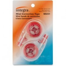 Integra Resist Tear Correction Tape - 0.20" Width x 16.40 ft LengthSmoke Dispenser - Tear Resistant - 2 / Pack - Smoke