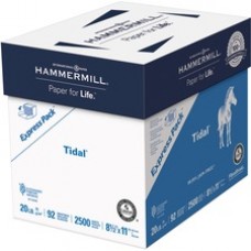 Hammermill Tidal Inkjet Print Copy & Multipurpose Paper - Letter - 8 1/2" x 11" - 20 lb Basis Weight - 2500 / Carton - White