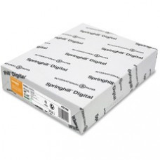 Springhill 8.5x11 Inkjet, Laser Printable Multipurpose Card Stock - Green - Recycled - 92 Brightness - Letter - 8 1/2