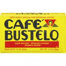 Café Bustelo Dark Roast Ground Coffee Ground - Arabica - Dark/Bold - 10 oz Per Can - 1 Each