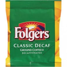 Folgers Decaffeinated Classic Roast Coffee - Decaffeinated - 1.5 oz - 42 / Carton