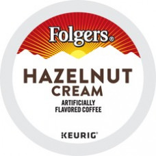 Folgers® K-Cup Hazelnut Cream Coffee - Compatible with Keurig Brewer - Medium - 24 / Box