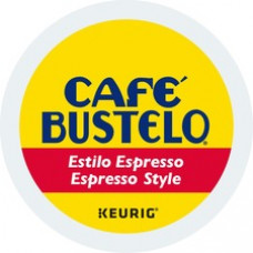 Café Bustelo® K-Cup Espresso Style Coffee - Compatible with Keurig Brewer - Dark - 24 / Box