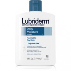 Lubriderm Daily Moisture Skin Lotion - Lotion - 6 fl oz - Non-fragrance - Flip Top Dispenser - For Dry Skin - Applicable on Hand and Body - Fragrance-free, Moisturising, Non-greasy - 1 Each