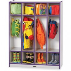 Rainbow Accents 4 Section Coat Locker - 4 Compartment(s) - 50.5