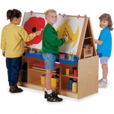 Jonti-Craft Multi-Station Art Center - Baltic Stand - Floor Standing - Assembly Required - 1 Each