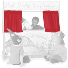 Jonti-Craft Imagination Station Curtains - Accessory For Puppet Stand