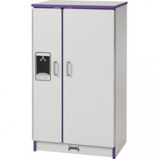 Rainbow Accents - Culinary Creations Kitchen Refrigerator - Purple - 1 Each - Purple, Gray, Chrome