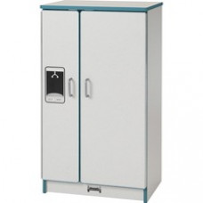 Rainbow Accents - Culinary Creations Kitchen Refrigerator - Teal - 1 Each - Teal, Gray, Chrome