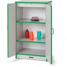 Rainbow Accents - Culinary Creations Kitchen Refrigerator - Orange - 1 Each - Orange, Gray, Chrome