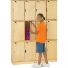 Jonti-Craft Triple Stack Children's Stacking Lockers - 48.5