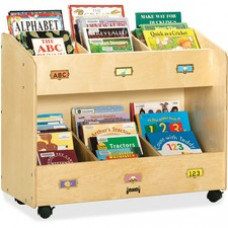 Jonti-Craft Mobile Section Book Storage Organizer - 6 Compartment(s) - 29.5