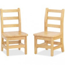 Jonti-Craft KYDZ Ladderback Chair - Maple - Solid Hardwood - 13