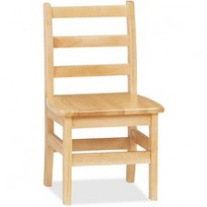 Jonti-Craft KYDZ Ladderback Chair - Maple - Solid Hardwood - 14.5