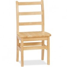 Jonti-Craft KYDZ Ladderback Chair - Maple - Solid Hardwood - 14.5