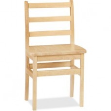 Jonti-Craft KYDZ Ladderback Chair - Maple - Solid Hardwood - 16