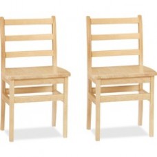 Jonti-Craft KYDZ Ladderback Chair - Maple - Solid Hardwood - 16
