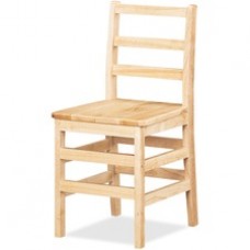 Jonti-Craft KYDZ Ladderback Chair - Maple - Solid Hardwood - 17
