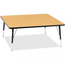 Berries Elementary Height Color Top Square Table - Square Top - Four Leg Base - 4 Legs - 48