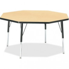 Berries Elementary Height Color Top Octagon Table - Octagonal Top - Four Leg Base - 4 Legs - 1.13