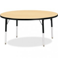 Berries Elementary Height Color Top Round Table - Round Top - Four Leg Base - 4 Legs - 1.13