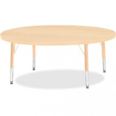 Berries Toddler Height Maple Top/Edge Round Table - Round Top - Four Leg Base - 4 Legs - 1.13
