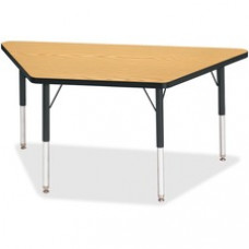Berries Elementary Height Classic Trapezoid Table - Trapezoid Top - Four Leg Base - 4 Legs - 48
