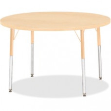 Berries Adult Height Maple Top/Edge Round Table - Round Top - Four Leg Base - 4 Legs - 1.13