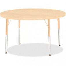 Berries Elementary Height. Maple Top/Edge Round Table - Round Top - Four Leg Base - 4 Legs - 1.13