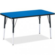 Berries Adult Height Color Top Rectangle Table - Rectangle Top - Four Leg Base - 4 Legs - 36