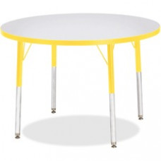 Berries Adult Height Color Edge Round Table - Round Top - Four Leg Base - 4 Legs - 1.13