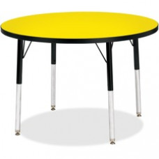 Berries Adult Height Color Top Round Table - Round Top - Four Leg Base - 4 Legs - 1.13