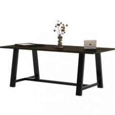 KFI Midtown Cafeteria Table - Expresso Rectangle Top - 84
