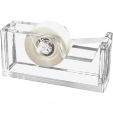Kantek Acrylic Tape Dispenser - Holds Total 1 Tape(s) - Refillable - Clear