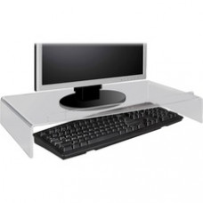 Kantek Acrylic Monitor Stand with Keyboard Storage - Up to 19