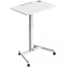 Kantek Adjustable Height Mobile Sit Stand Desk - 22