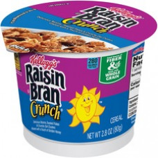 Kellogg's® Raisin Bran Crunch® Cereal-in-a-Cup - Plump Raisins, Crunchy Flakes, Honey Touched Oat, Granola Clusters - Cup - 6 / Box