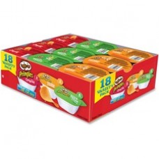 Pringles® Variety Pack - Original, Sour Cream, Cheddar Cheese - Tub - 1 - 18 / Box