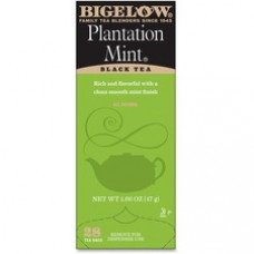 Bigelow Plantation Mint Black Tea - Black Tea - Plantation Mint - 8 oz - 1 Box