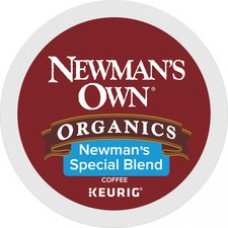 Newman's Own K-Cup Organics Special Blend Coffee - Compatible with Keurig Brewer - Dark - 4 / Carton