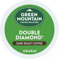Green Mountain Coffee Roasters® K-Cup Double Diamond Coffee - Compatible with Keurig Brewer - Dark - 4 / Carton