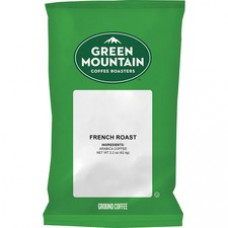 Green Mountain Coffee French Roast Coffee - Regular - French Roast - Dark/Bold - 2.2 oz Per Pack - 50 / Carton