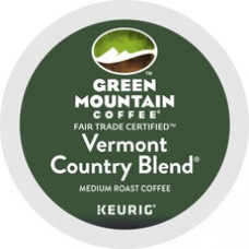 Green Mountain Coffee Roasters® K-Cup Vermont Country Blend Coffee - Compatible with Keurig Brewer - Medium - 4 / Carton