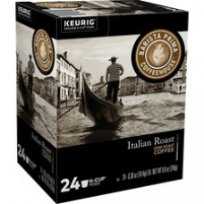 Barista Prima K-Cup Italian Roast Coffee - Compatible with Keurig Brewer - French/Dark - 24 / Box