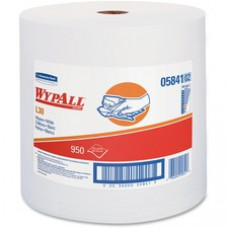Wypall L30 Wipers Jumbo Roll - 950 Sheets/Roll - White - Reinforced, Soft, Perforated, Wet Strength, Light Duty - For General Purpose - 950 - 1 / Carton