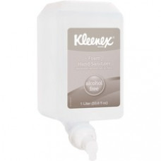 Scott Essential Alcohol Free Foam Hand Sanitizer - 33.8 fl oz (1000 mL) - Kill Germs - Hand - Clear - Alcohol-free, Antimicrobial, Dye-free, Fragrance-free - 6 / Carton