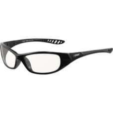 Jackson Safety V40 Hellraiser Safety Eyewear - Lightweight, Flexible, Comfortable - Ultraviolet Protection - Polycarbonate Lens - Clear, Black - 1 Each